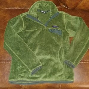 Small Patagonia Re-Tool Snap-T Fleece Green